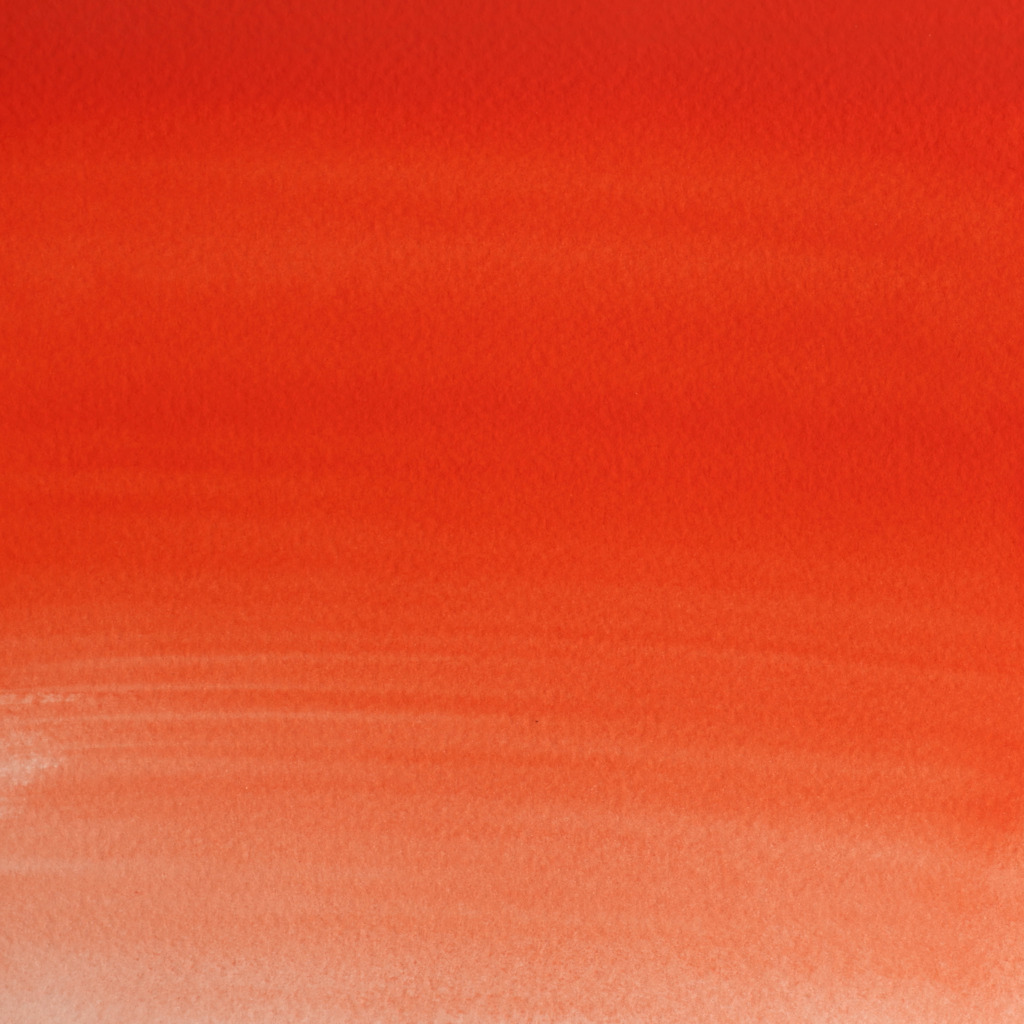 Winsor & Newton Professional akvarellfärg Cadmium scarlet 14 ml Tub & Färgprov