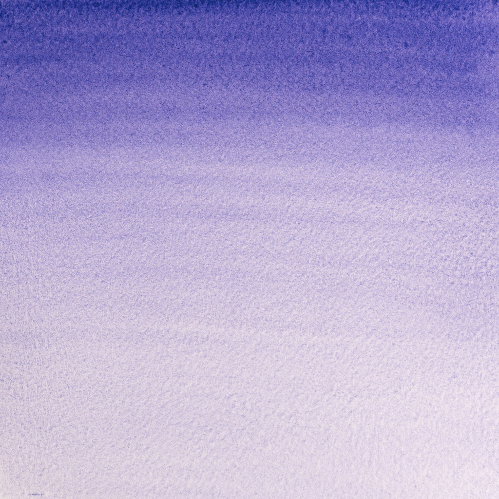 Winsor & Newton Professional akvarellfärg Ultramarine violet 14 ml Tub & Färgprov