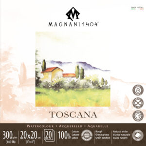 Cartiera Magnani Toscana Grov gräng Akvarellblock