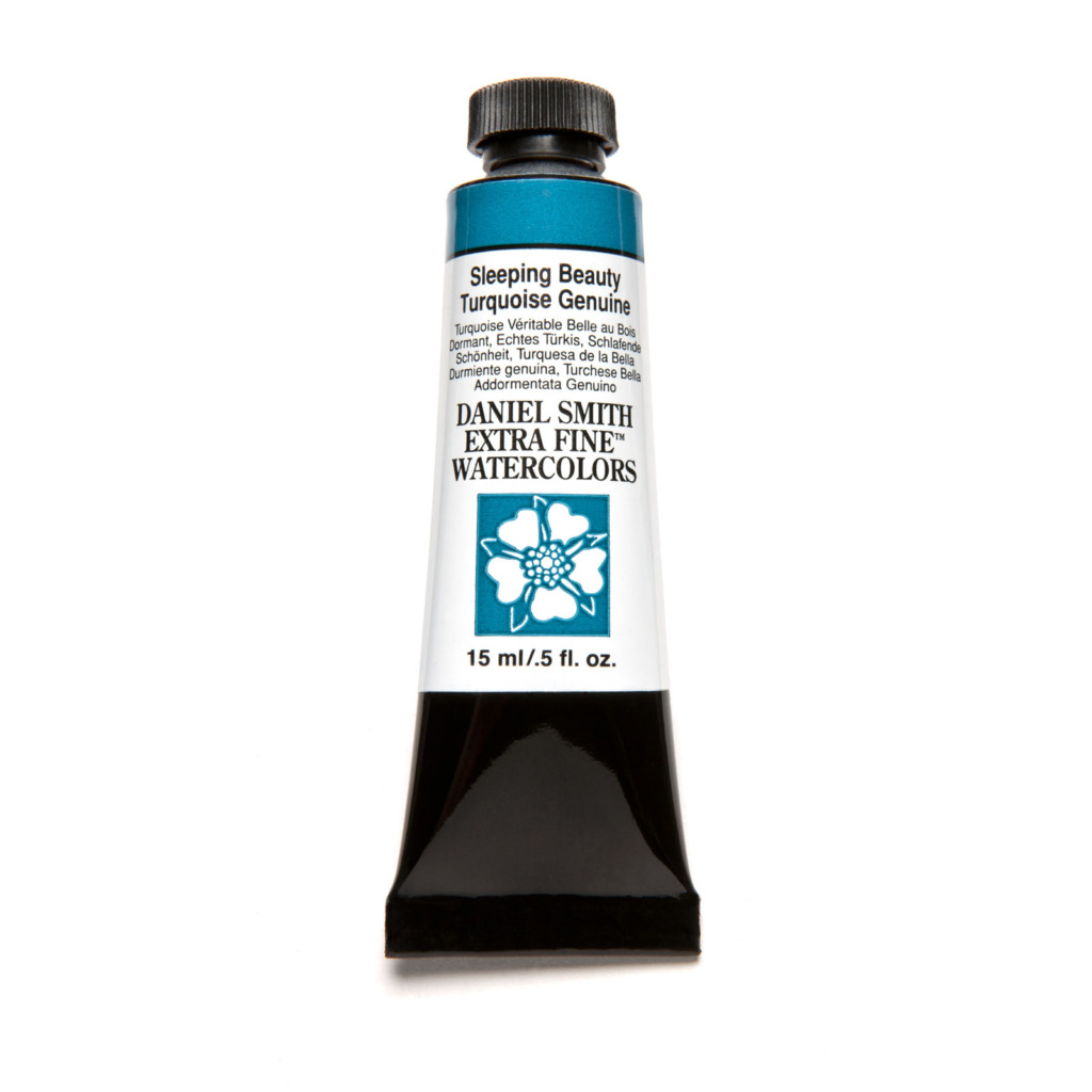 Daniel Smith Extra Fine akvarellfärg 15 ml Sleeping Beauty Turquoise Genuine (Primatek) Tub Daniel Smith Extra Fine akvarellfärg 15 ml Sleeping Beauty Turquoise Genuine (Primatek) Tub