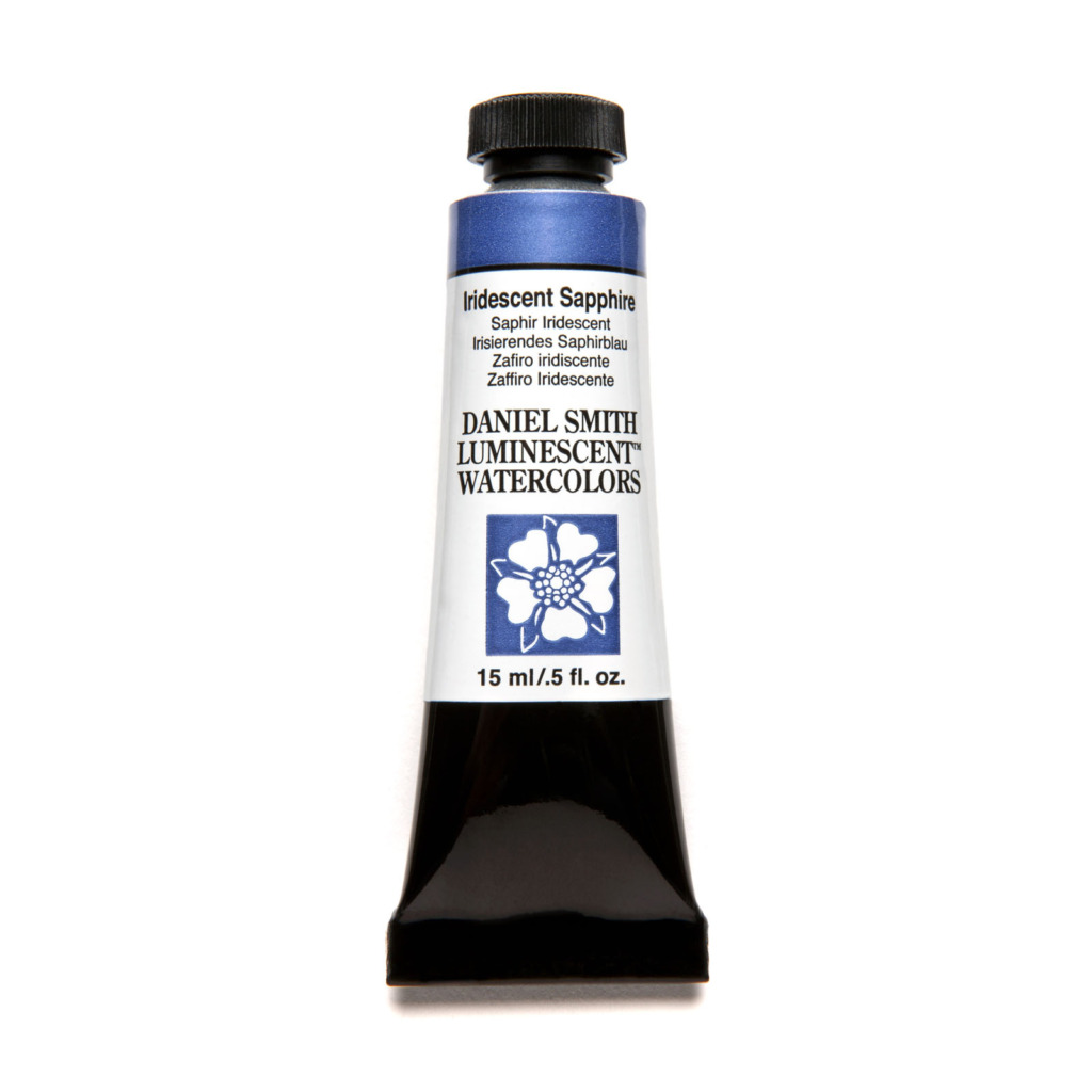 Daniel Smith Extra Fine akvarellfärg 15 ml Iridescent Sapphire Tub Daniel Smith Extra Fine akvarellfärg 15 ml Iridescent Sapphire Tub