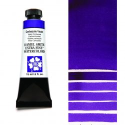 Daniel Smith Extra Fine akvarellfärg 15 ml Carbazole Violet Tub & Färgprov