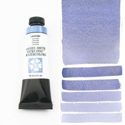 Daniel Smith Extra Fine akvarellfärg 15 ml Lavender Tub & Färgprov