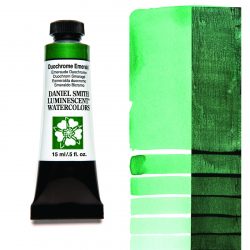 Daniel Smith Extra Fine akvarellfärg 15 ml Duochrome Emerald Tub & Färgprov
