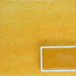 Kremer Pigmente akvarellfärg Titanium Orange halvkopp Tub & Färgprov