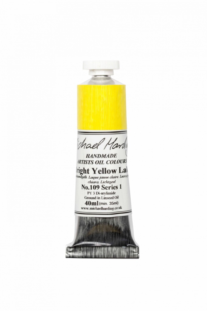 Michael Harding oljefärg 40ml Bright Yellow Lake Färgprov Michael Harding oljefärg 40ml Bright Yellow Lake Färgprov