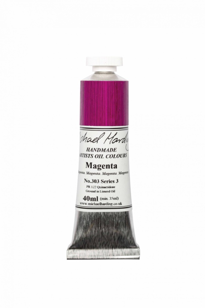 Michael Harding oljefärg 40ml Magenta Färgprov Michael Harding oljefärg 40ml Magenta Färgprov