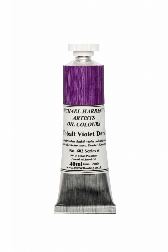 Michael Harding oljefärg 40ml Cobalt Violet Dark Färgprov