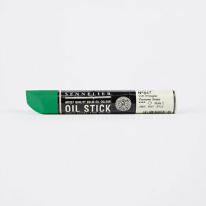 OilStick Emerald green Sennelier OilStick Emerald green Sennelier klar smaragdgrön oljesticka med hög pigmentstyrka och livfull färgintensitet.