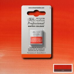 Winsor&Newton Cadmium scarlet Professional Watercolor, ½kopp.  