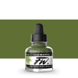 FW Olive Green Artists' Ink flytande akrylbläck 29,5ml