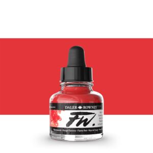 FW Flame Red Artists' Ink flytande akrylbläck 29,5ml FW Flame Red Artists' Ink flytande akrylbläck 29,5ml