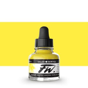 FW Lemon Yellow Artists’ Acrylic Ink FW Lemon Yellow Artists’ Acrylic Ink