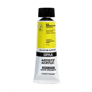 Daler-Rowney Bismuth Yellow Artists' Acrylic Daler-Rowney Bismuth Yellow Artists’ Acrylic i klar och varm gul nyans för professionella konstverk, köpa, bästa pris, billigt.