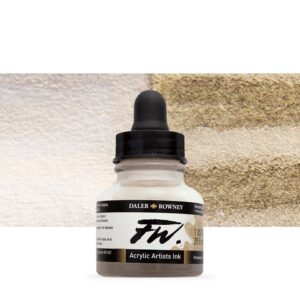 FW Shimmmering Gold Artists' Ink flytande akrylbläck 29,5ml FW Shimmmering Gold Artists' Ink flytande akrylbläck 29,5ml