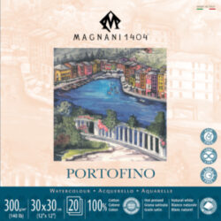 Cartiera Magnani Portofino HP/Satin Gräng Akvarellblock