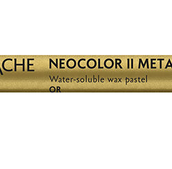 Vaxkrita Metallic Gold Caran d´Ache NeoColor II