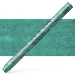 Vaxkrita Metallic phatalo green Caran d´Ache NeoColor II