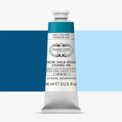 Charbonnel Turquoise Blue Etching ink