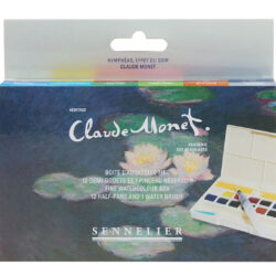 Watercolorset Sennelier 12 half pans Claude Monet